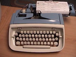 Royal antique black typewriter - mylusciouslife.jpg